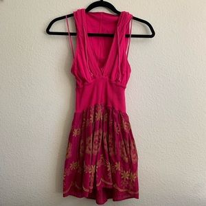 Free People Hooded Halter Tunic